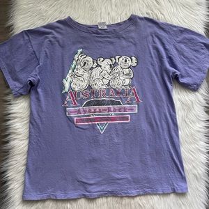 Vintage 90s Single Stitch AUSTRALIA Koala Graphic Tee OS
